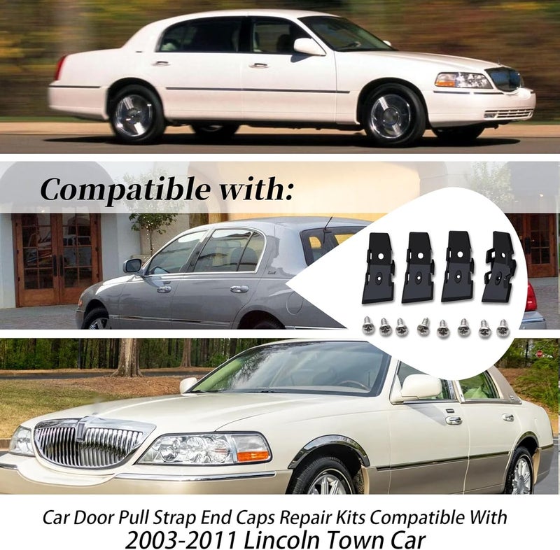 XTPTFABS طقم إصلاح حزام السحب 4 أبواب لسيارة لينكولن تاون كار - Image 2