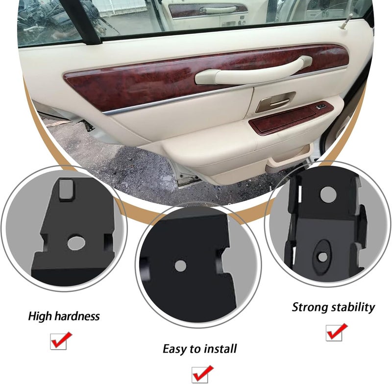 XTPTFABS طقم إصلاح حزام السحب 4 أبواب لسيارة لينكولن تاون كار - Image 4