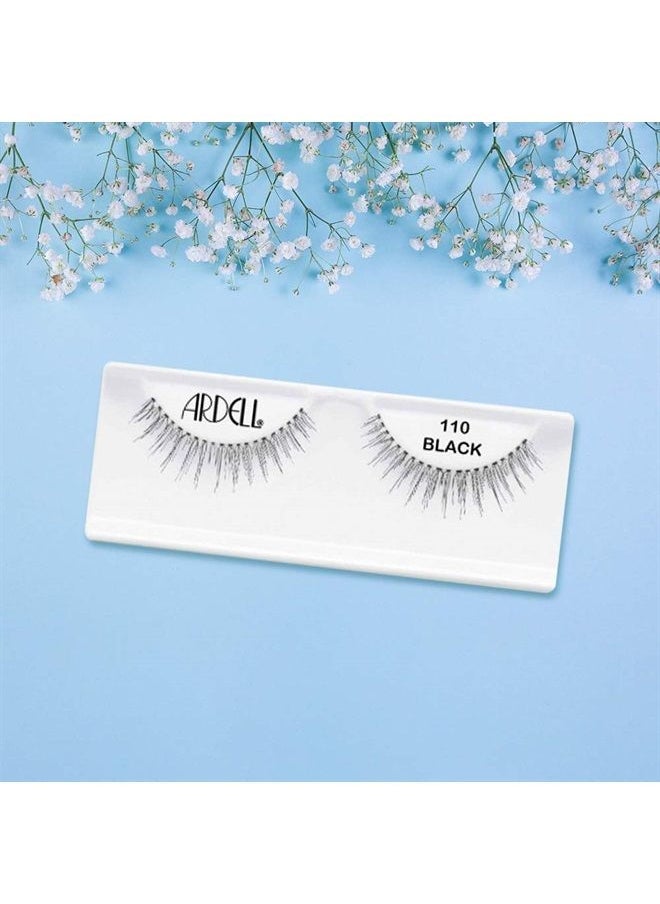 ARDELL - Natural Lashes False Eyelashes 110 Black (4 pack) - Image 1