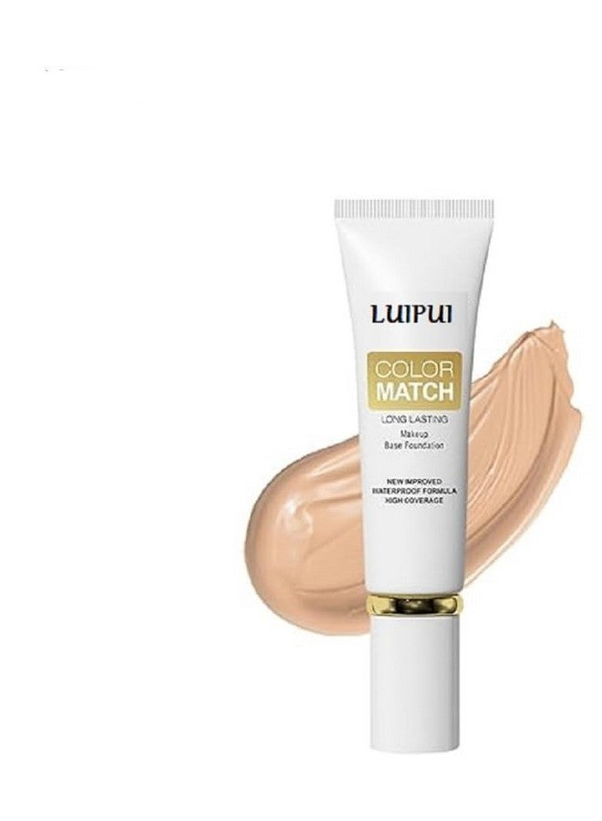 Lui Pui LUIPUI Color Match Long Lasting Makeup Base Foundation | Matte Finish | Oil-Control Foundation (NATURAL NUDE, 50 ml) - Image 1
