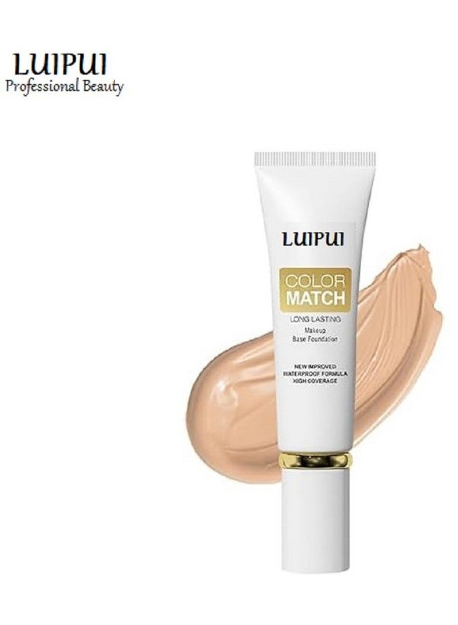 Lui Pui LUIPUI Color Match Long Lasting Makeup Base Foundation | Matte Finish | Oil-Control Foundation (NATURAL NUDE, 50 ml) - Image 2