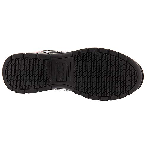 Skechers for Work Women's Bisco Work Shoe, Black/Gray, 9.5 M US - Image 4