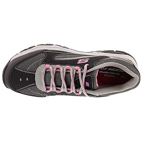 Skechers for Work Women's Bisco Work Shoe, Black/Gray, 9.5 M US - Image 3