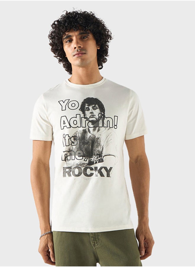 SP Characters Graphic Print Crew Neck T-Shirt  - Image 1
