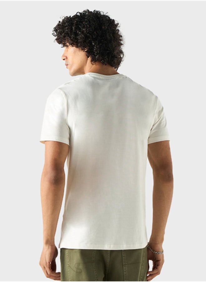 SP Characters Graphic Print Crew Neck T-Shirt  - Image 2