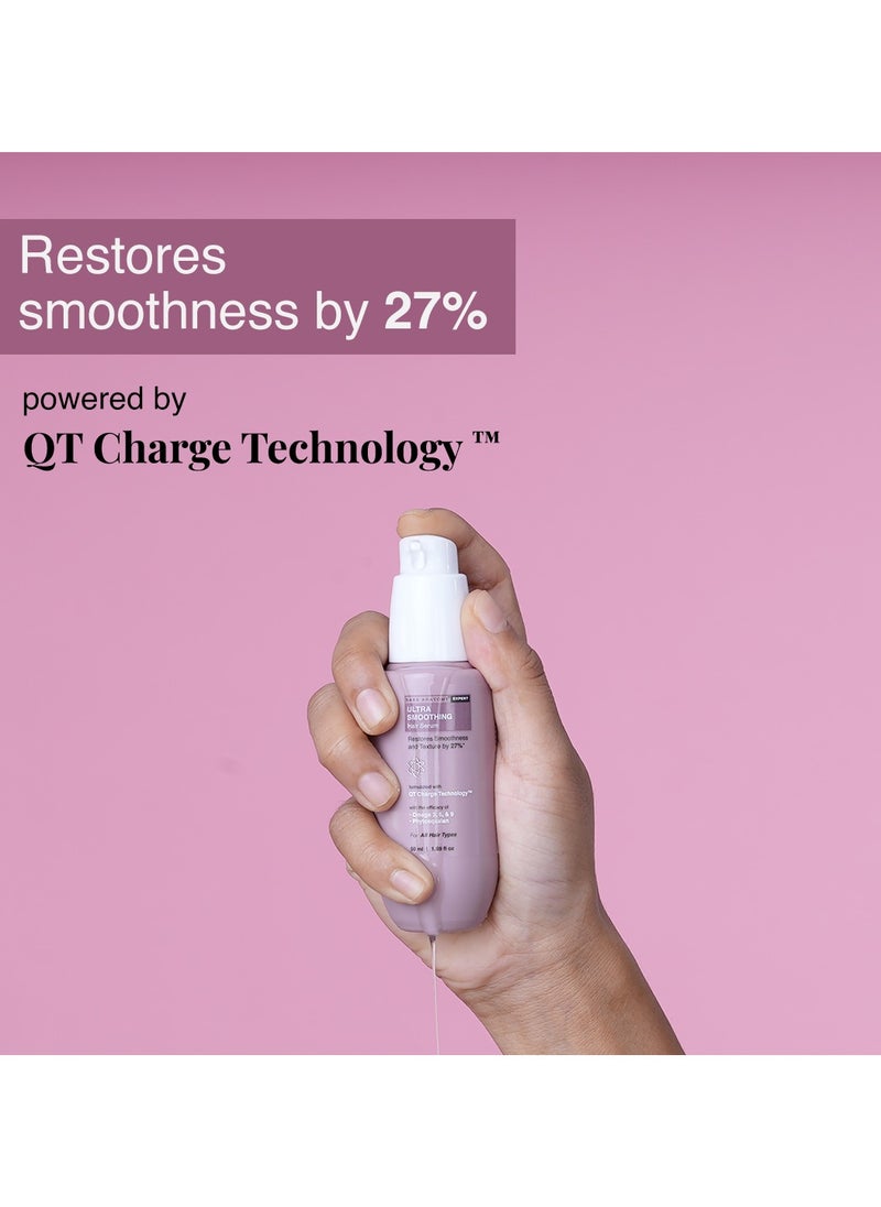 BARE ANATOMY Bare Anatomy Ultra Smoothing Hair Serum For Dry & Frizzy Hair | Restores Smoothness & Texture | Powered By Carbohydrate Complex & Niacinamide | For Women & Men | SLS & Paraben Free | Vegan | 50ml  - Image 2
