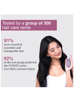 BARE ANATOMY Bare Anatomy Ultra Smoothing Hair Serum For Dry & Frizzy Hair | Restores Smoothness & Texture | Powered By Carbohydrate Complex & Niacinamide | For Women & Men | SLS & Paraben Free | Vegan | 50ml  - Image 3