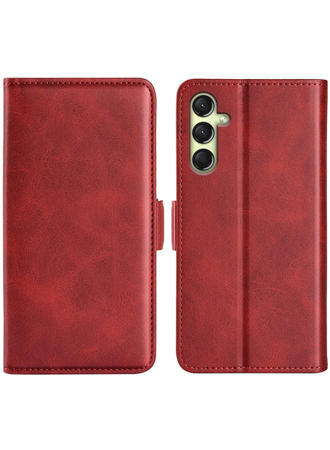 S-TOP Case For Samsung Galaxy A16 Dual-side Magnetic Buckle Horizontal Flip Leather Phone Case - Image 1