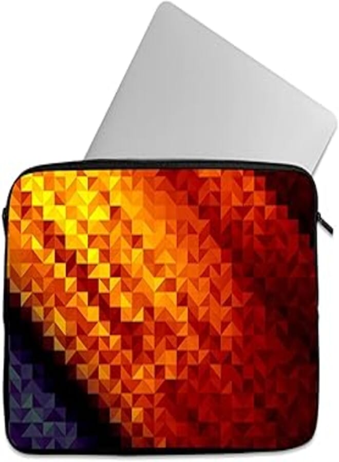 laptop sleeve 15.6 & 15 inch Protective Case with Zipper Carrying Bag laptop sleeve laptop sleeve laptop sleeve 15.6 & 15 inch-Tat Casual Printed Laptop Sleeve lap (140) (309)