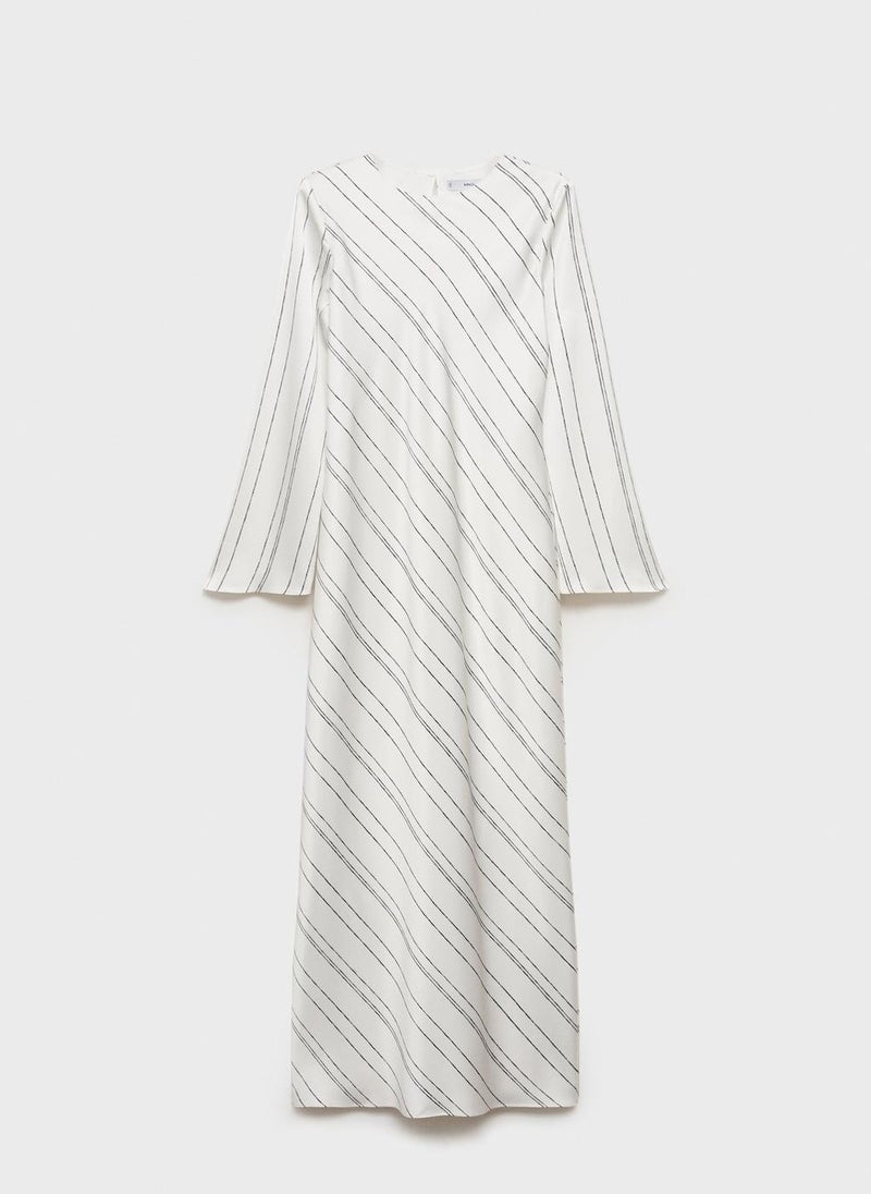 MANGO Striped Maxi Dress  - Image 5