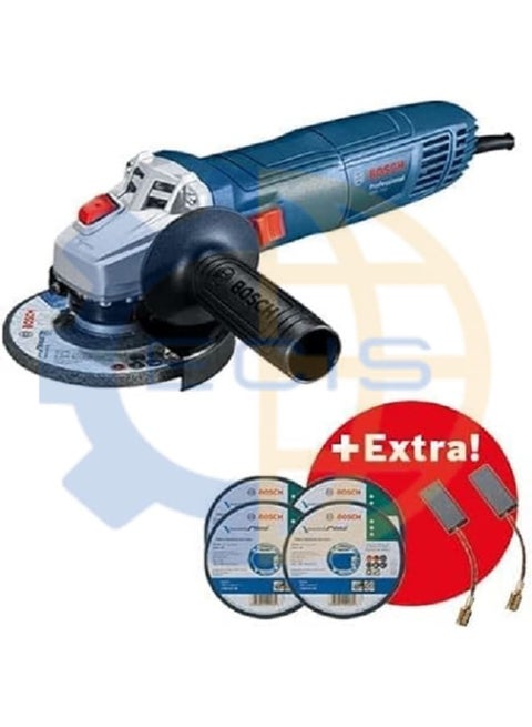 GWS 700 4.5-inch 710-watt angle grinder with charcoal and 4 Bosch stones