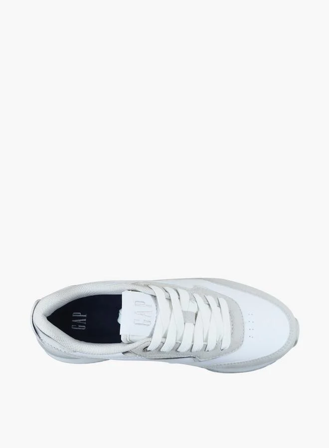 Gap WHITE Women Concord Lace-Up Ankle Sneakers for Women | Best Price UAE