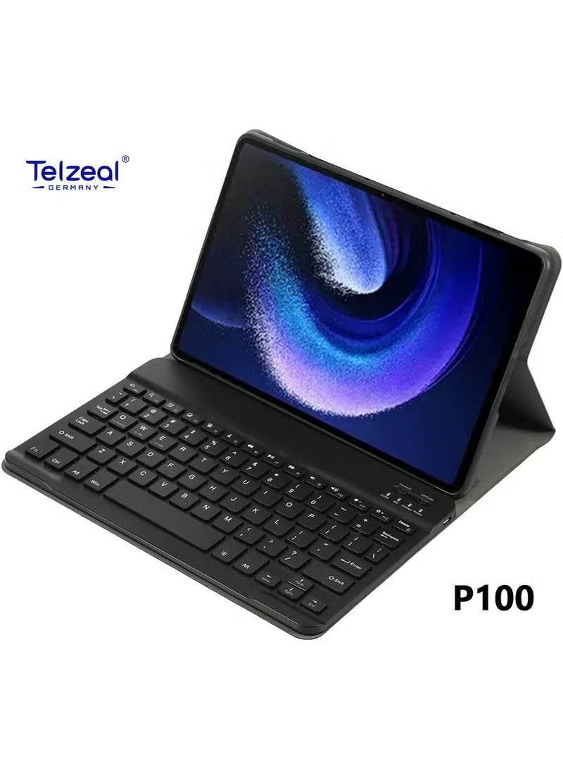 Telzeal P100 10.1 Inch Android 13 Tablet with 5G WiFi and Dual SIM, 8GB RAM, 512GB ROM, 8000mAh High-Capacity Battery, Wireless Keyboard and Mouse Included, Grey, Ideal for Gaming, Streaming, Work, and Multitasking with Seamless Performance - Image 5