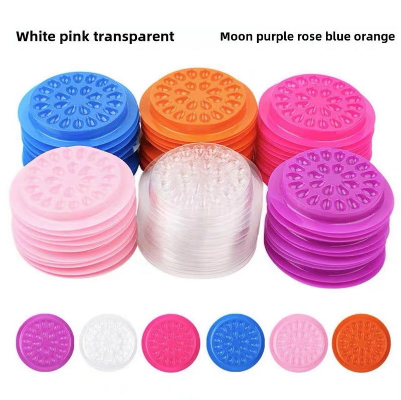 Generic PVC Suction Colorful Flower Palette for Eyelash Glue 4.8 