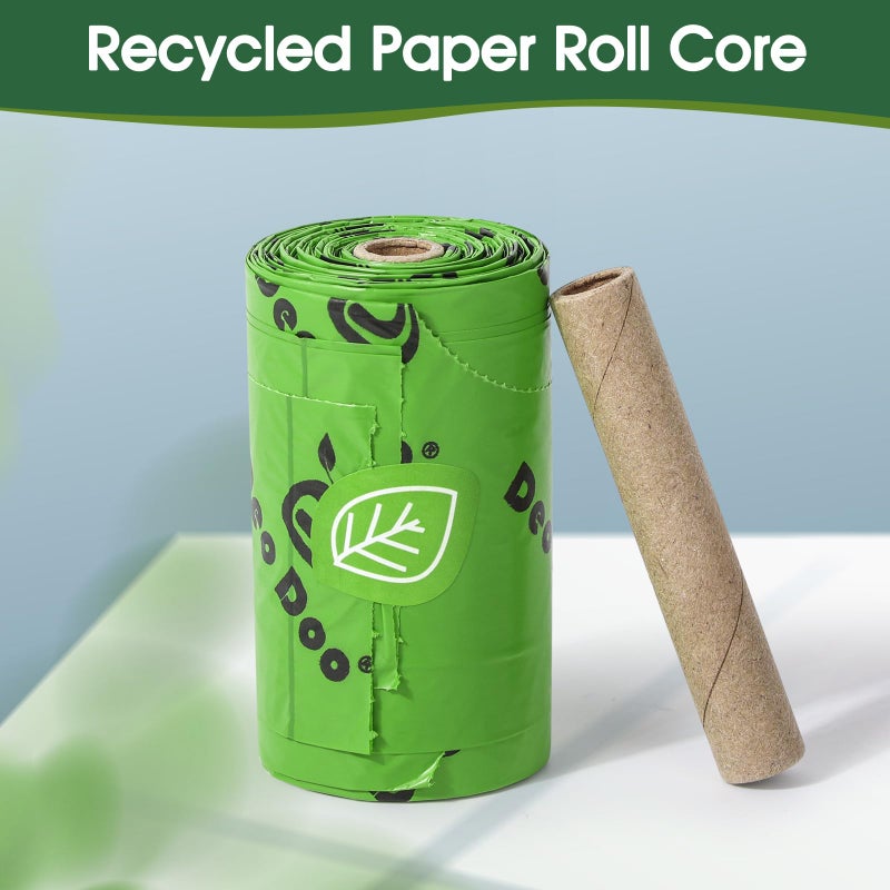 Deo Doo Dog Poop Bags Rolls with Handles 40 Rolls 480 Counts Big Sizes Leak Proof and Extra Thick Waste Bags for Walking Medium Large Dogs Cats Litter Unscented - Image 5