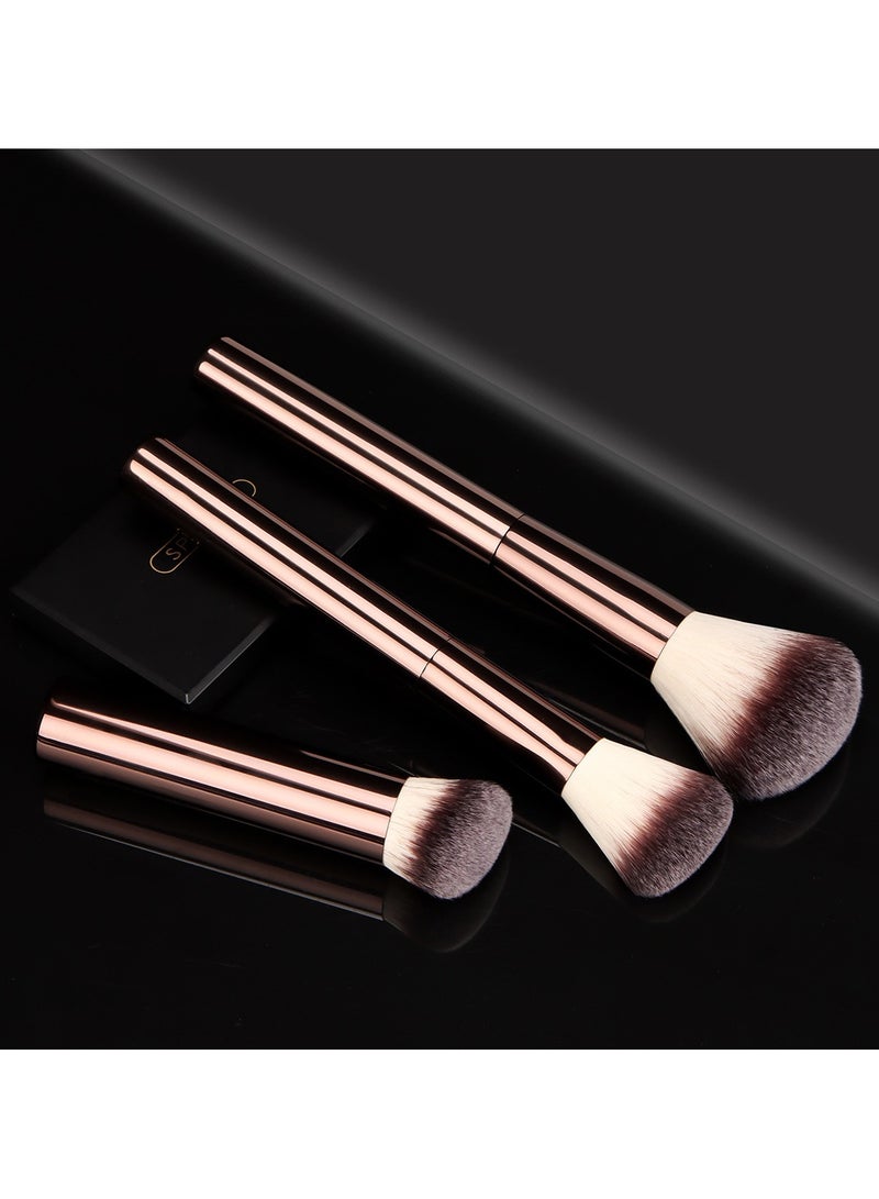 Generic Makeup Brushes 20Pcs Makeup Brush Set Premium Synthetic Powder Foundation Contour Blush Concealer Eye Shadow Blending Liner Make Up Brush Kit  - Image 3