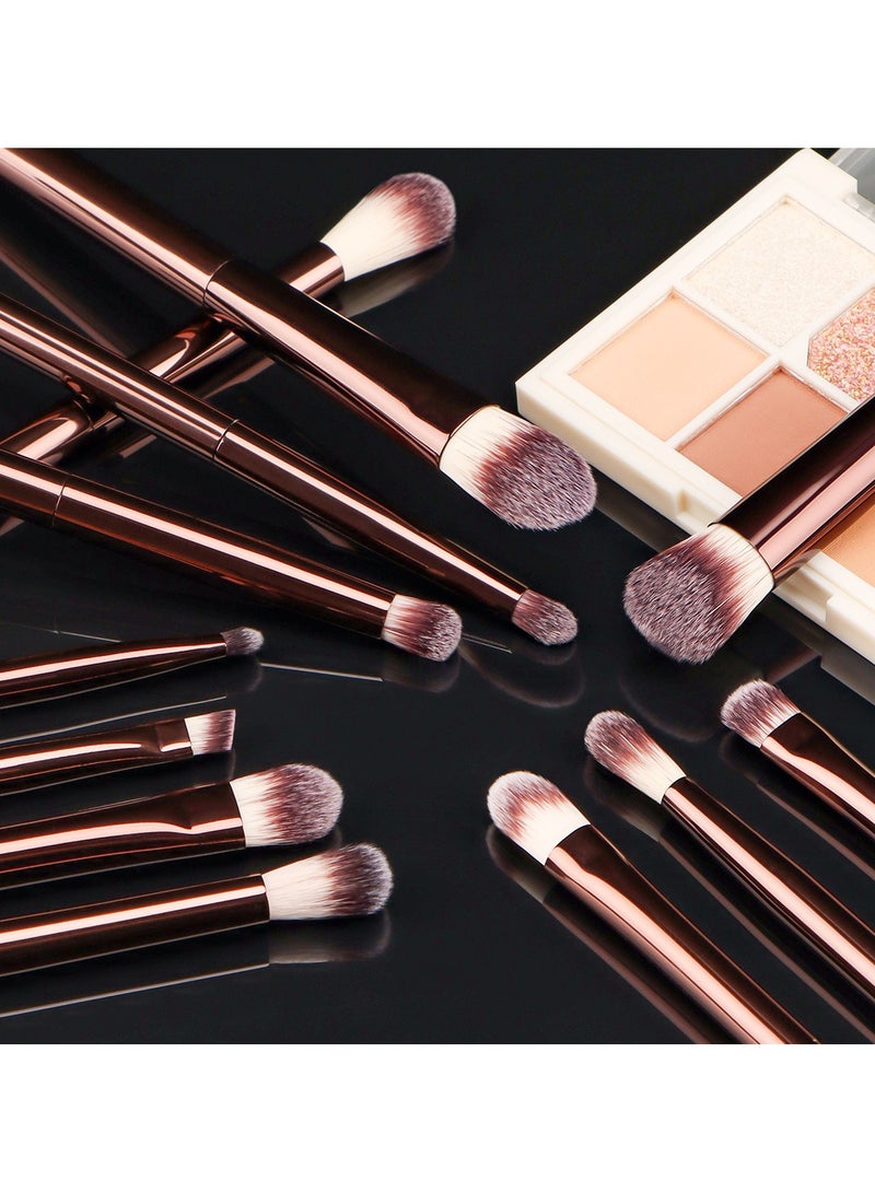 Generic Makeup Brushes 20Pcs Makeup Brush Set Premium Synthetic Powder Foundation Contour Blush Concealer Eye Shadow Blending Liner Make Up Brush Kit  - Image 4