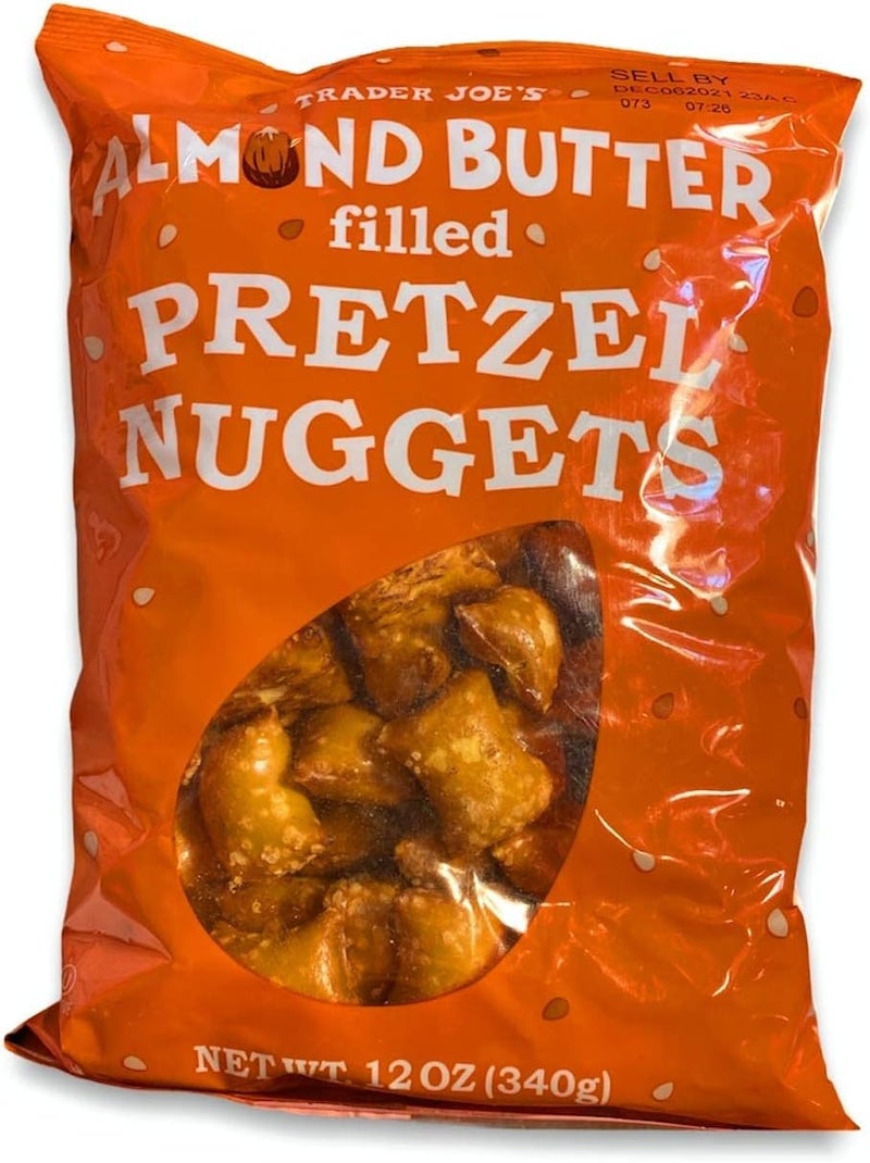 TJ Trader Joe's Almond Butter Filled Pretzel Nuggets - Image 1