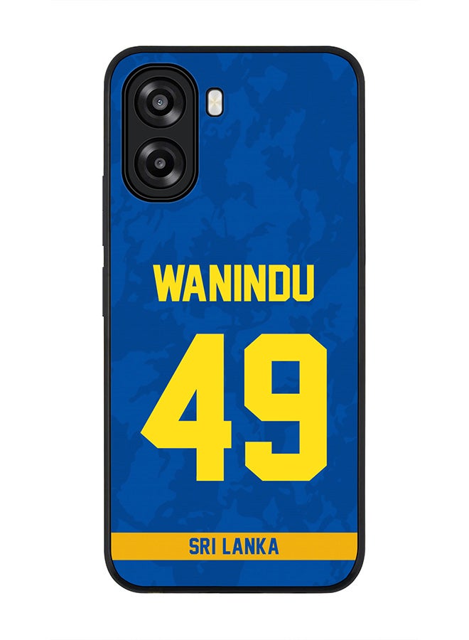 Stylizedd For Oppo A6x 5G / A6x 4G Case,Slim fit Camera Protection, Shockproof Thin Phone cover  - Sri lanka Wanindu Hasaranga, Jersey No 49 - Image 1