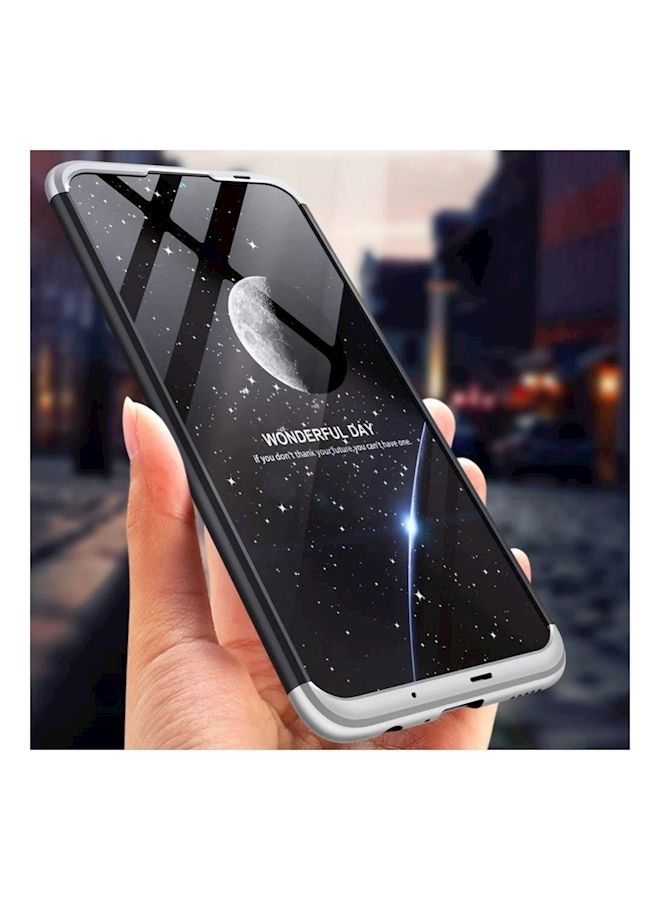 NIBEMINENT Protective Case Cover For Huawei Honor 10 Lite Black/Silver  - Image 3