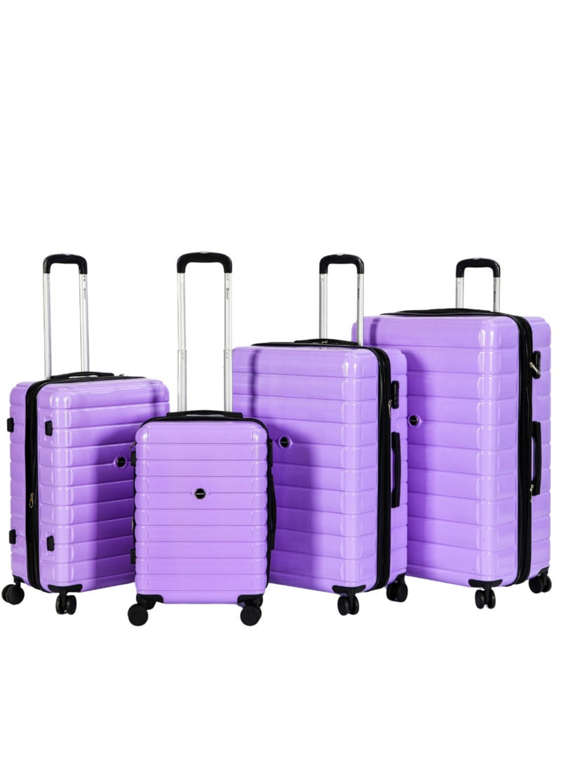 STARLIFE Suitcase Set of 4 PCS ABS Hardside Travel Luggage Bag - Image 1