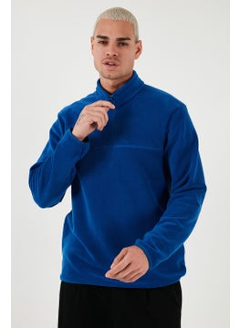 Buratti Regular Fit Anti-Pilling Non-Pilling Standing Collar Thick Winter Raised Polar Fleece Men's Polar 5896700  - Image 4