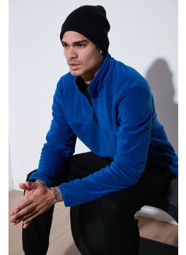 Buratti Regular Fit Anti-Pilling Non-Pilling Standing Collar Thick Winter Raised Polar Fleece Men's Polar 5896700  - Image 2
