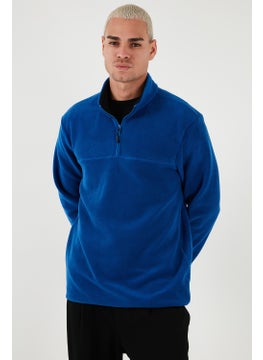 Buratti Regular Fit Anti-Pilling Non-Pilling Standing Collar Thick Winter Raised Polar Fleece Men's Polar 5896700  - Image 5