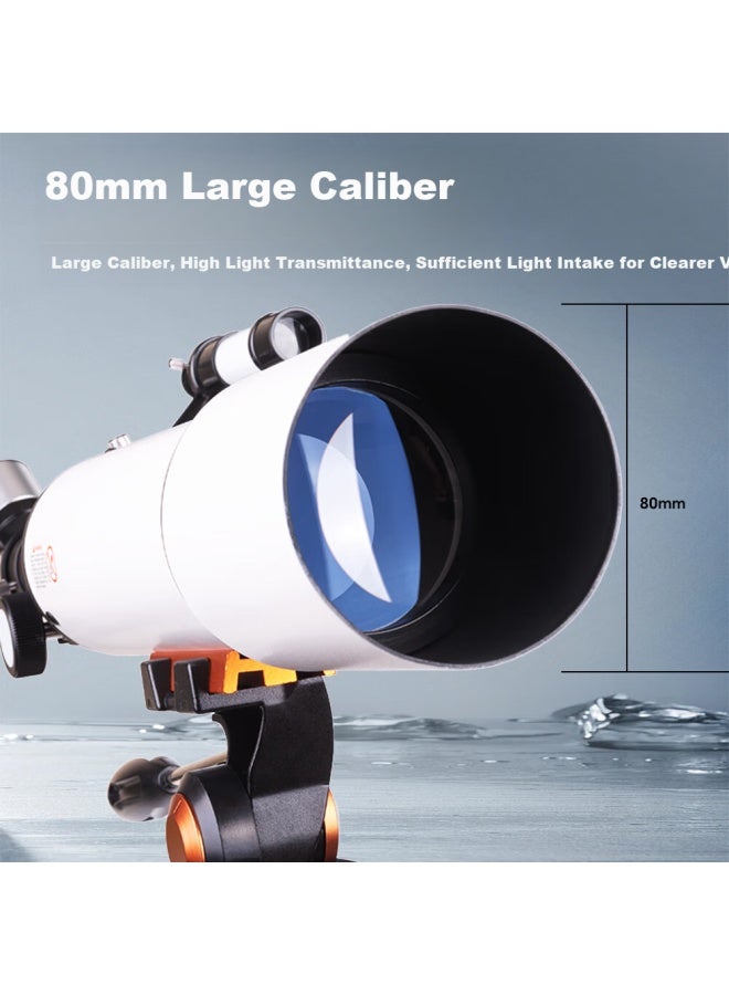 Luxun Astronomical Telescope, Professional-grade, High-definition, High-magnification, For Viewing The Moon, Stargazing, Observing Jupiter, And Studying The Seven Stars, Telescope - Image 3
