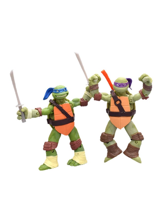 4 Teenage Mutant Ninja Turtles Hand-made Model Anime Peripheral 2012 Edition Cartoon Doll Joint Movable Toy Ornaments-Color:1st Generation 4 Ninja Turtles (bag)  - Image 3
