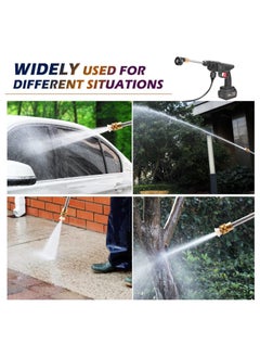 ELTRAZONE 24V Cordless Portable Washer Electric High Pressure Cleaner Machine 200W 30Bar Lithium Handheld Car Cleaning Device With Foam Generator Nozzle Water Pump  - Image 5