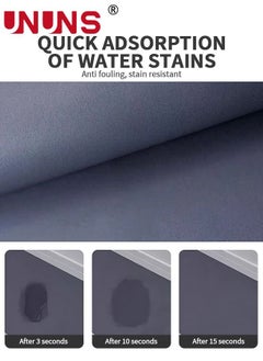 UNUNS 2PCS Kitchen Mat Set, Anti Fatigue Floor Mat and Kitchen Rug, Non Slip Waterproof Kitchen Mats for Kitchen, Sink, Laundry 45*70+45*150CM  - Image 4
