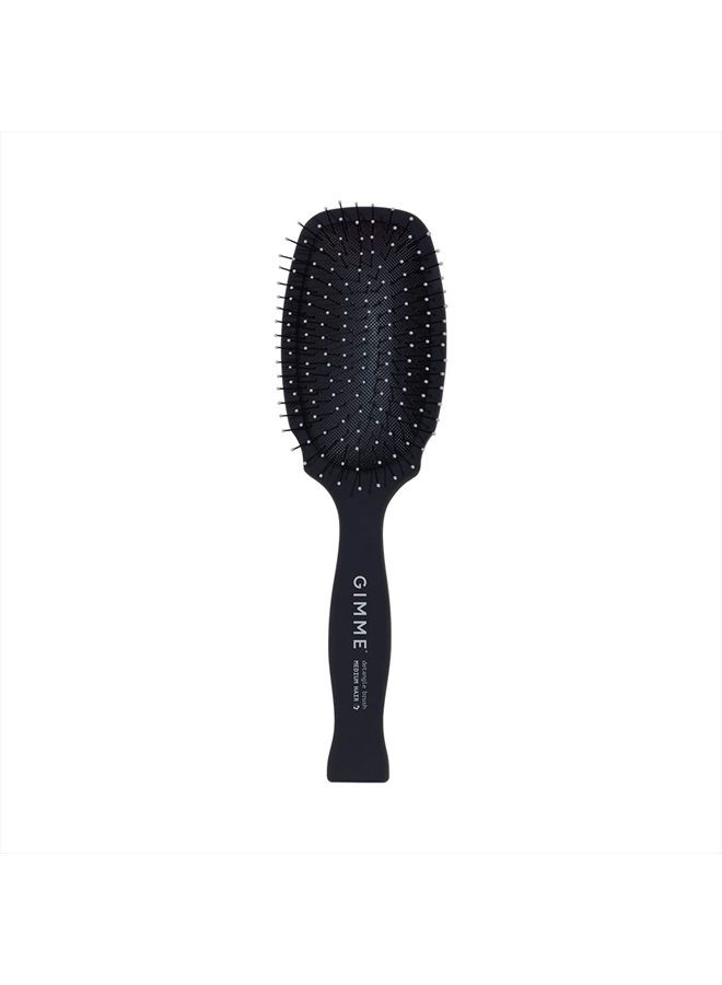 Gimme Beauty - Medium Hair Brush - Damage-Free Detangling Brush - Hair Brush for All Hair Types with Anti-Static, Heat-Resistant, & Flexible Nylon Bristles - Detangler Brush for Women & Kids - Image 1