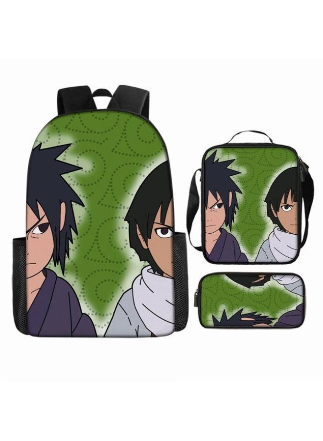 عام حقيبة ظهر مطبوعة بالرسوم المتحركة + مجموعة حقائب اليد + القلم، مجموعة حقائب عملية من ثلاث قطع (يمكن استخدام الطلاب والأطفال ونزهات الأصدقاء ورياضات تسلق الجبال وما إلى ذلك) - 72 - Image 2