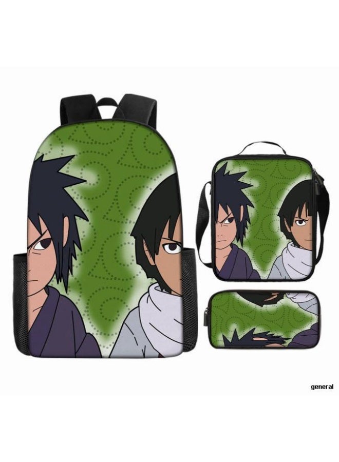 عام حقيبة ظهر مطبوعة بالرسوم المتحركة + مجموعة حقائب اليد + القلم، مجموعة حقائب عملية من ثلاث قطع (يمكن استخدام الطلاب والأطفال ونزهات الأصدقاء ورياضات تسلق الجبال وما إلى ذلك) - 72 - Image 1