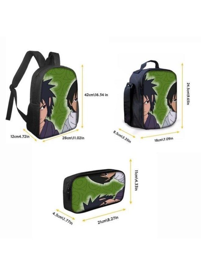 عام حقيبة ظهر مطبوعة بالرسوم المتحركة + مجموعة حقائب اليد + القلم، مجموعة حقائب عملية من ثلاث قطع (يمكن استخدام الطلاب والأطفال ونزهات الأصدقاء ورياضات تسلق الجبال وما إلى ذلك) - 72 - Image 3