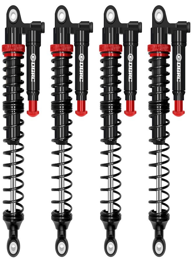OGUNKE OGRC 100mm Aluminum Adjustable Piggyback Shock Absorber RC Damper for Axial SCX10 TRX4 TRX6 D90 1/10 RC Crawler Upgrade Parts (Black) - Image 1