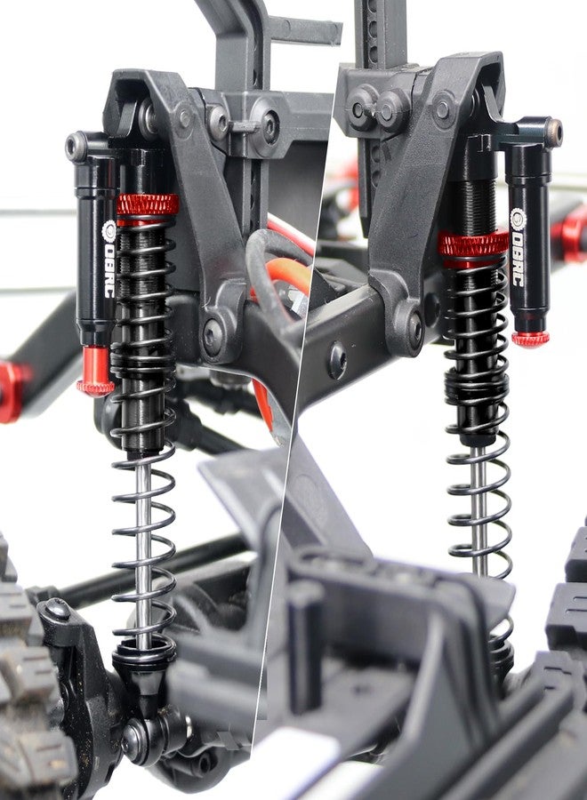OGUNKE OGRC 100mm Aluminum Adjustable Piggyback Shock Absorber RC Damper for Axial SCX10 TRX4 TRX6 D90 1/10 RC Crawler Upgrade Parts (Black) - Image 2