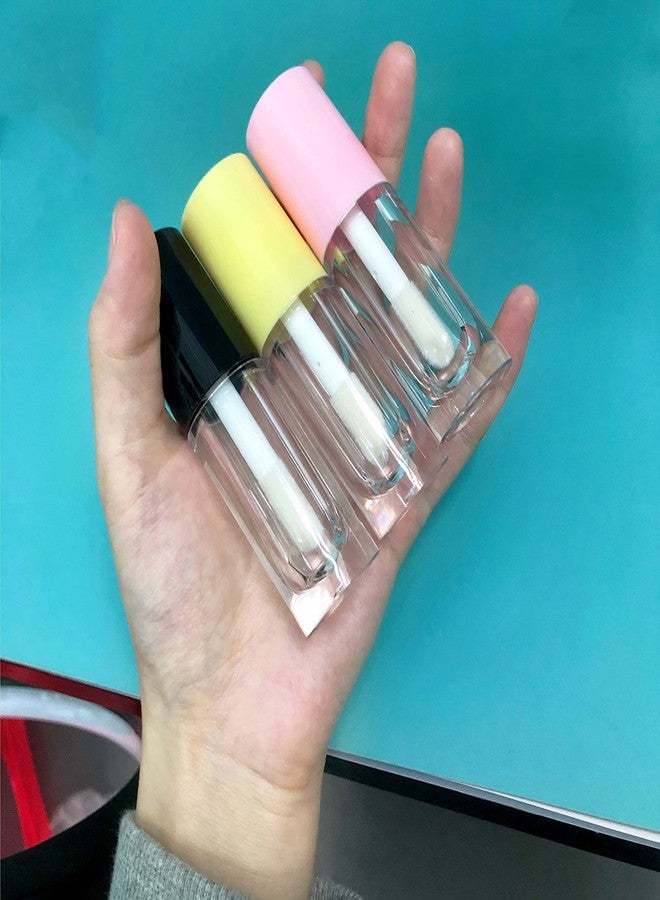 COSIDEA 30pcs Black Empty 6ml 0.2oz Lip Gloss Tubes with Big Doe Foot Wand，Round Lipgloss Containers，Concealer Tube Cosmetic Packing Container Bulk Wholesale - Image 4