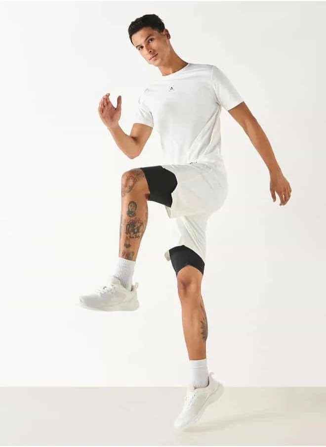 ادوت Hybrid Shorts with Drawstring Closure and Pockets