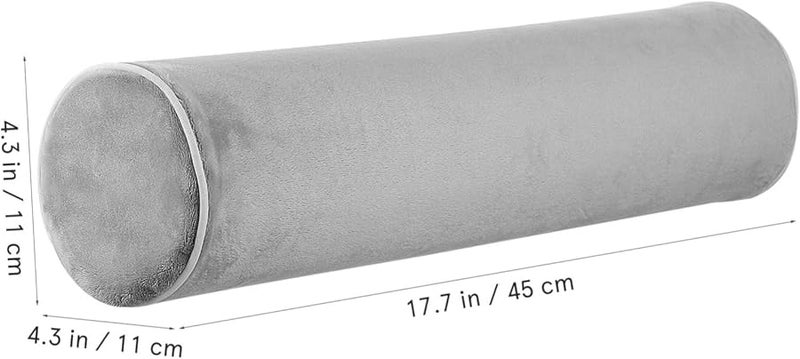 Memory Foam Neck Roll Pillow with Cotton Cover for Neck Pain Relief Sleeping and Travel - Image 3