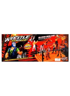 Flexforce WWE Wrestle Rampage with 4-Piece of Random Characters And A Ring  - Image 3