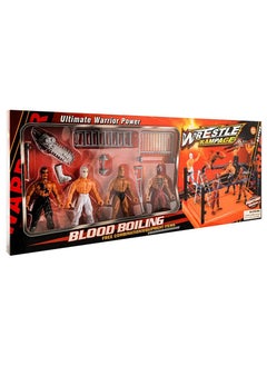 Flexforce WWE Wrestle Rampage with 4-Piece of Random Characters And A Ring  - Image 2