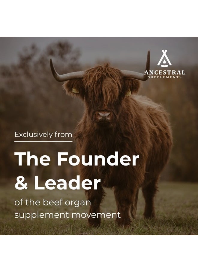 Ancestral Supplements Grass-Fed Beef Liver 180 Capsules  - Image 4