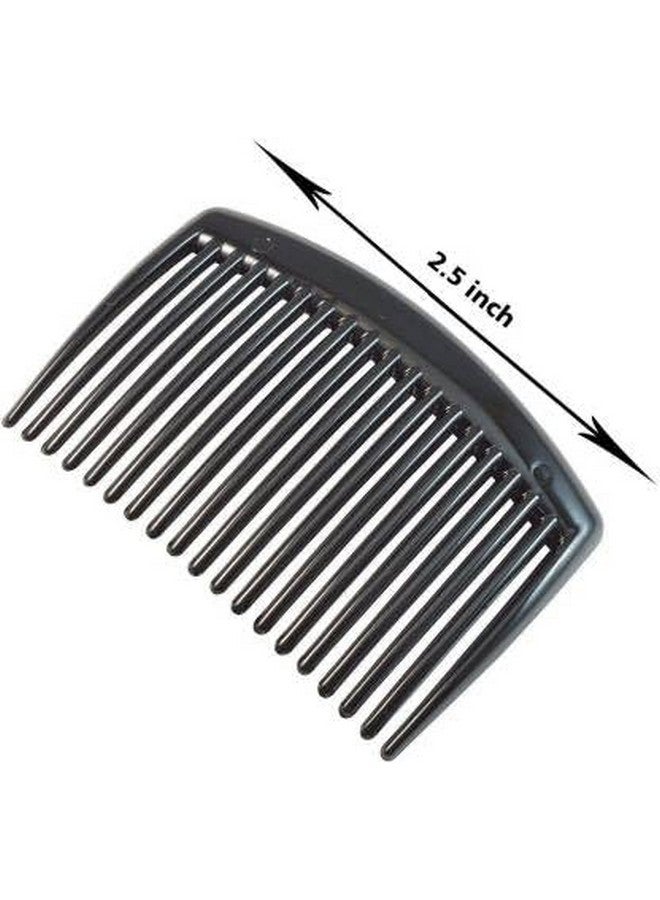 Palmate 15 Pieces Thin Side Comb (Black) Hair Clip Hairpin Plastic Hair Slides Hair Accessories for Women and Girls - Image 2