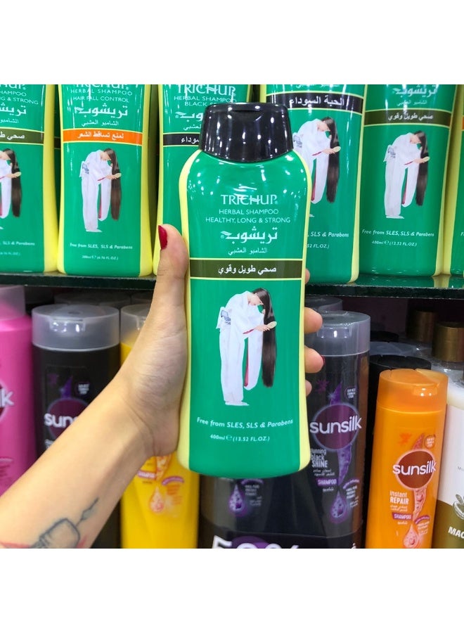 تريشوب شامبو تريشوب (Trichup) العشبي الأصلي بخلاصة الحبة السوداء لتطويل وتكثيف الشعر ومنع التساقط - 400 مل - Image 5