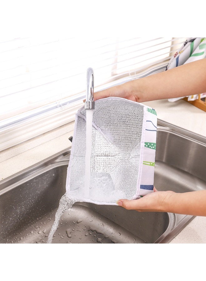 Foldable Food Cover with Charming Utensil Pattern 37×37cm for Effective Dust Proof Insect Proof and Fresh Keeping Meal Protection - Image 4