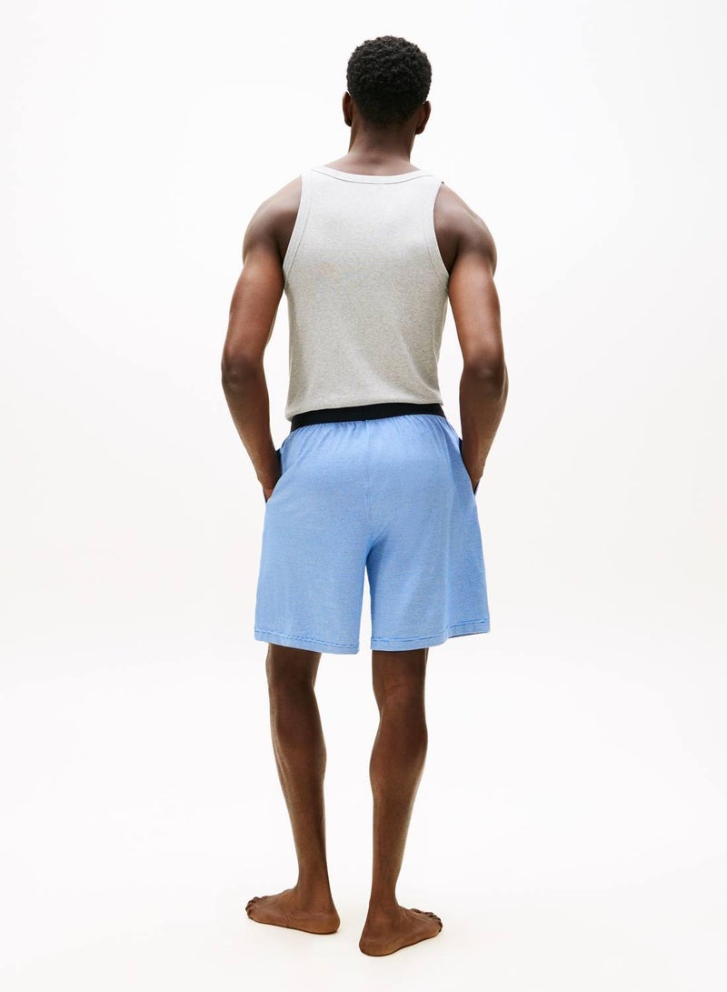 TOMMY HILFIGER Original Stripe Jersey Lounge Shorts - Image 3