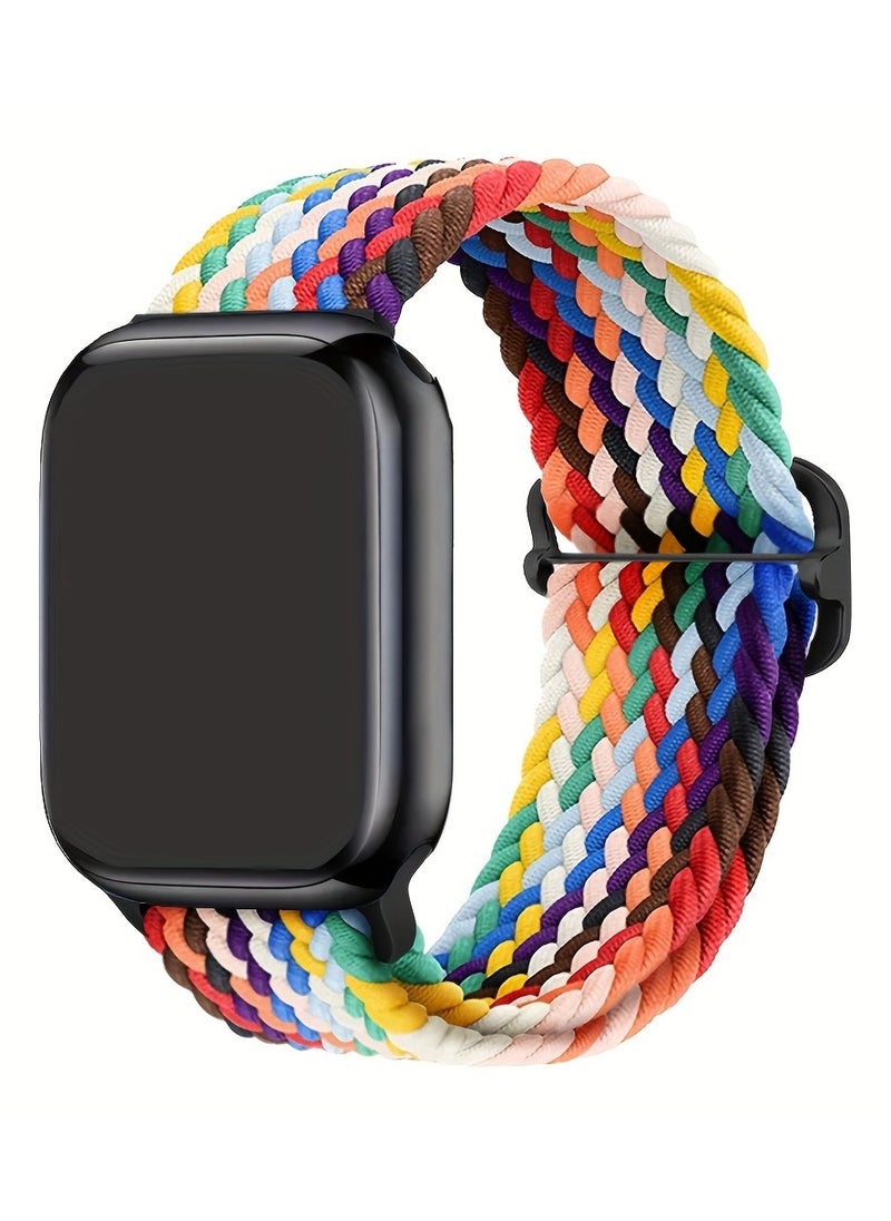 Generic - Nylon Braided Loop Strap For Apple Watch Band 49mm 45mm 41mm 44mm 42mm 40mm Adjustable Bracelet For iWatch Ultra2 9 8 7 6 5 4 3 SE - Image 1