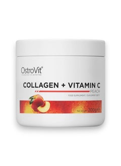 Collagen + Vitamin C, Peach Flavour, 200g